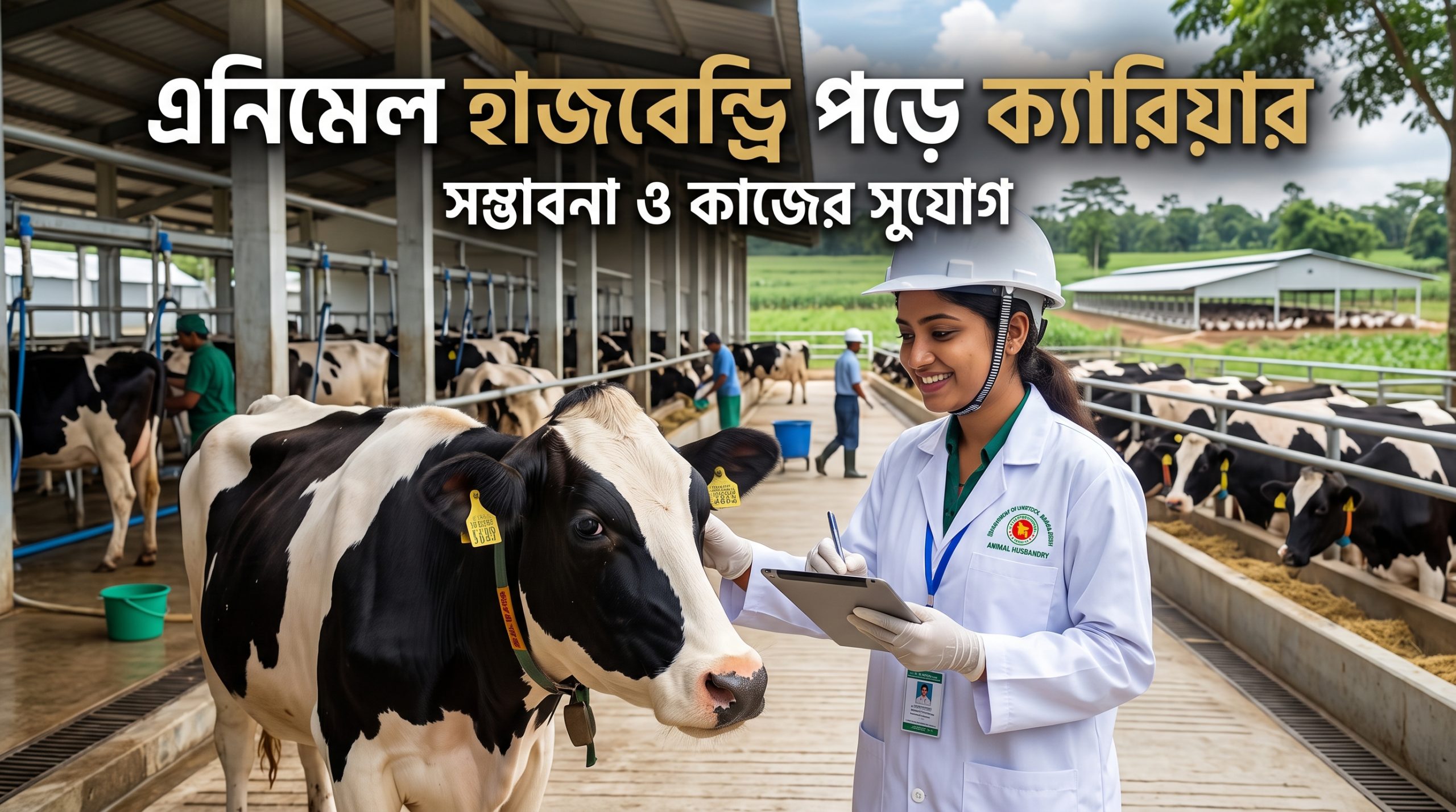 এনিমেল হাজবেন্ড্রি পড়ে ক্যারিয়ার: সম্ভাবনা, কাজের সুযোগ ও আয়-রোজগার